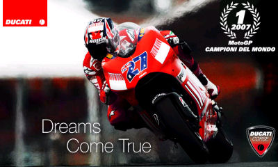 Ducati World Moto Grand Prix Champion 2007.